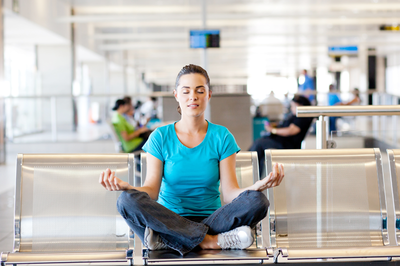 Yoga at the Airport